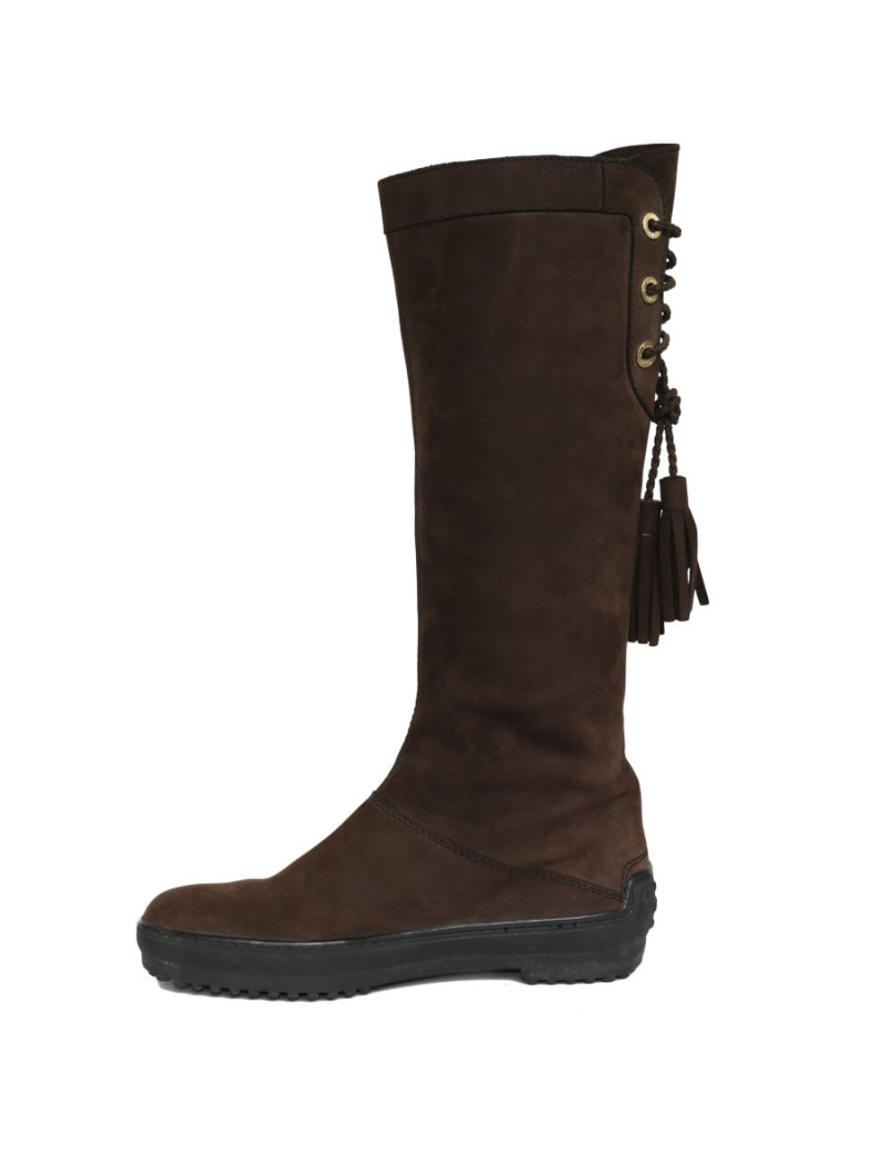 Bottes TOD'S Taille 36 daim marron