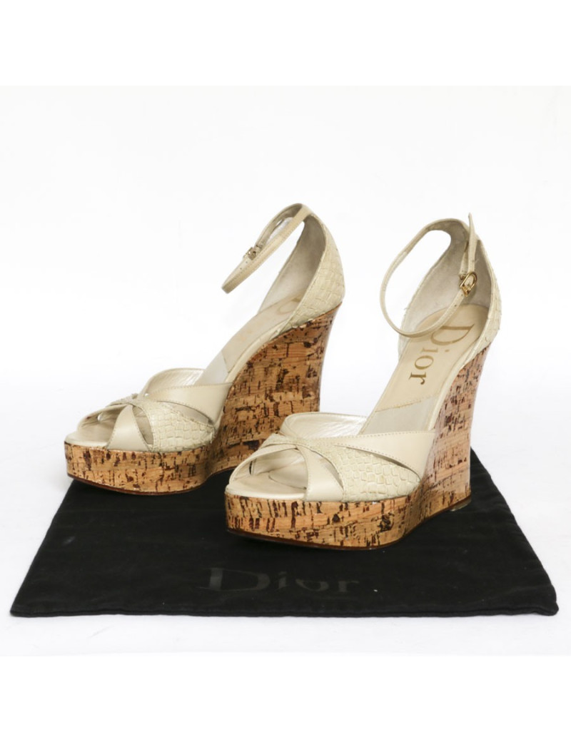 Sandales compensées DIOR T 36