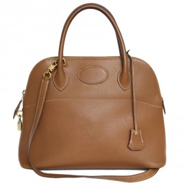 Sac bolide HERMES gold cuir courchevel