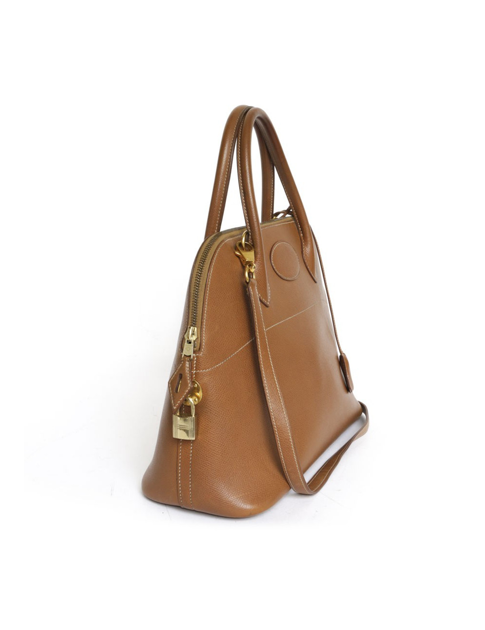 Sac bolide HERMES gold  cuir epsom
