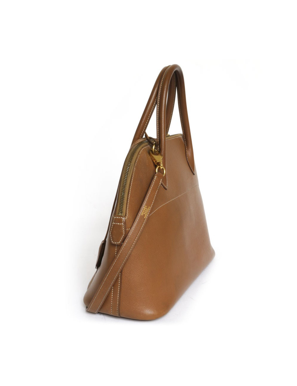 Sac bolide HERMES gold  cuir epsom