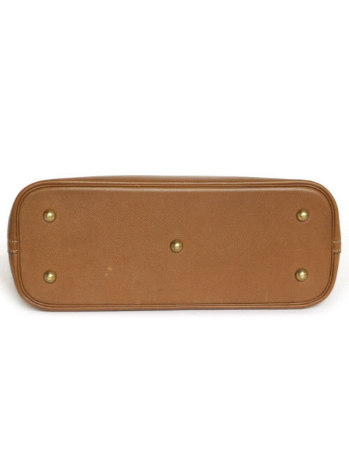 HERMES 'Bolide' bag in gold grained courchevel leather