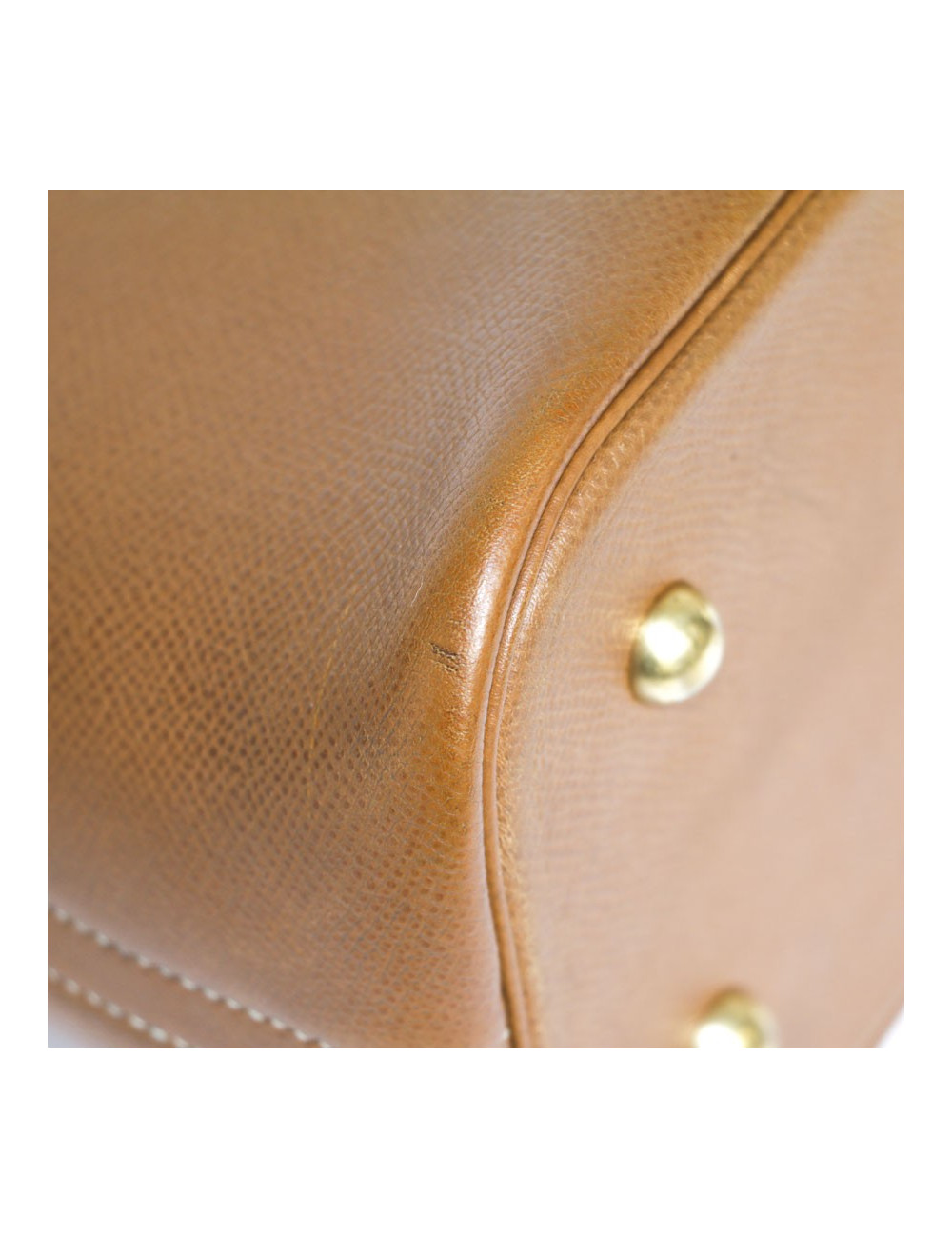 Sac bolide HERMES gold  cuir epsom