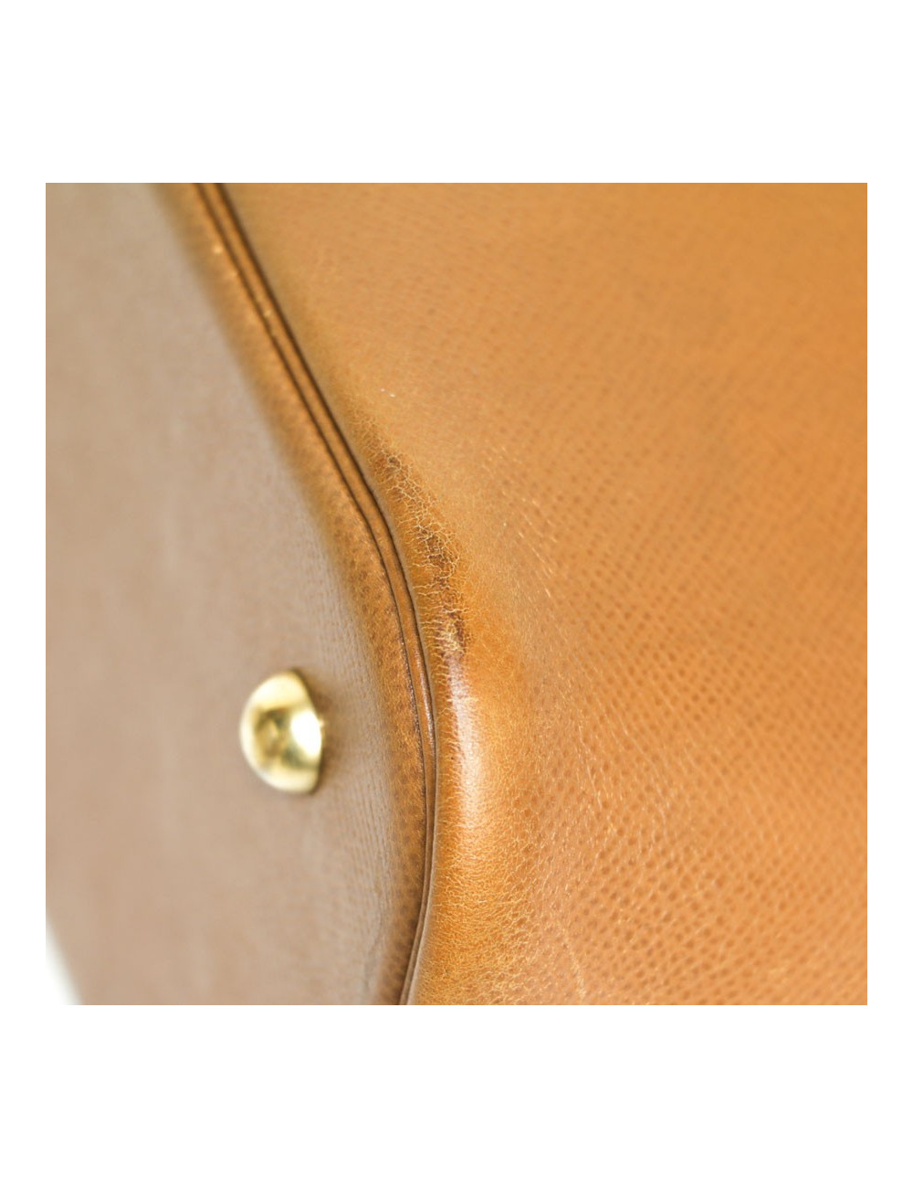 Sac bolide HERMES gold  cuir epsom