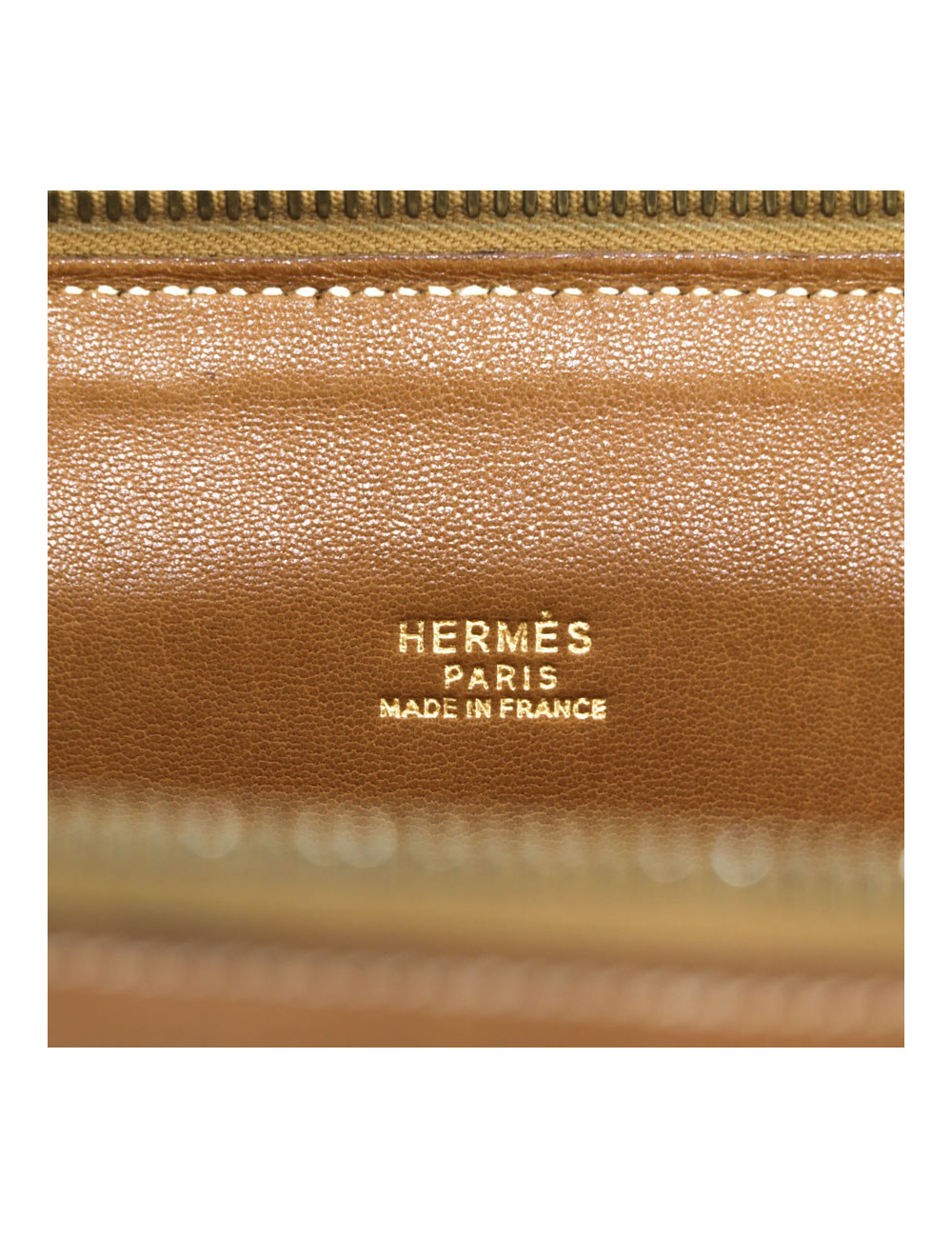 Sac bolide HERMES gold  cuir epsom