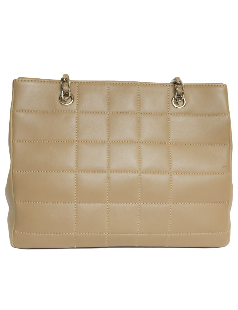 Sac CHANEL cuir d'agneau gold