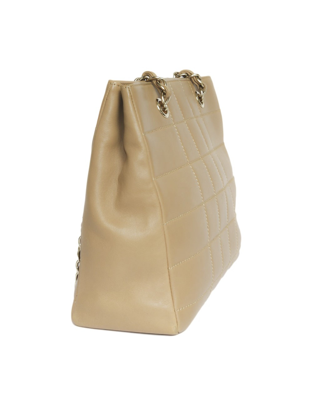 CHANEL lambskin gold bag