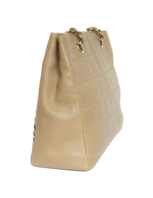 CHANEL lambskin gold bag