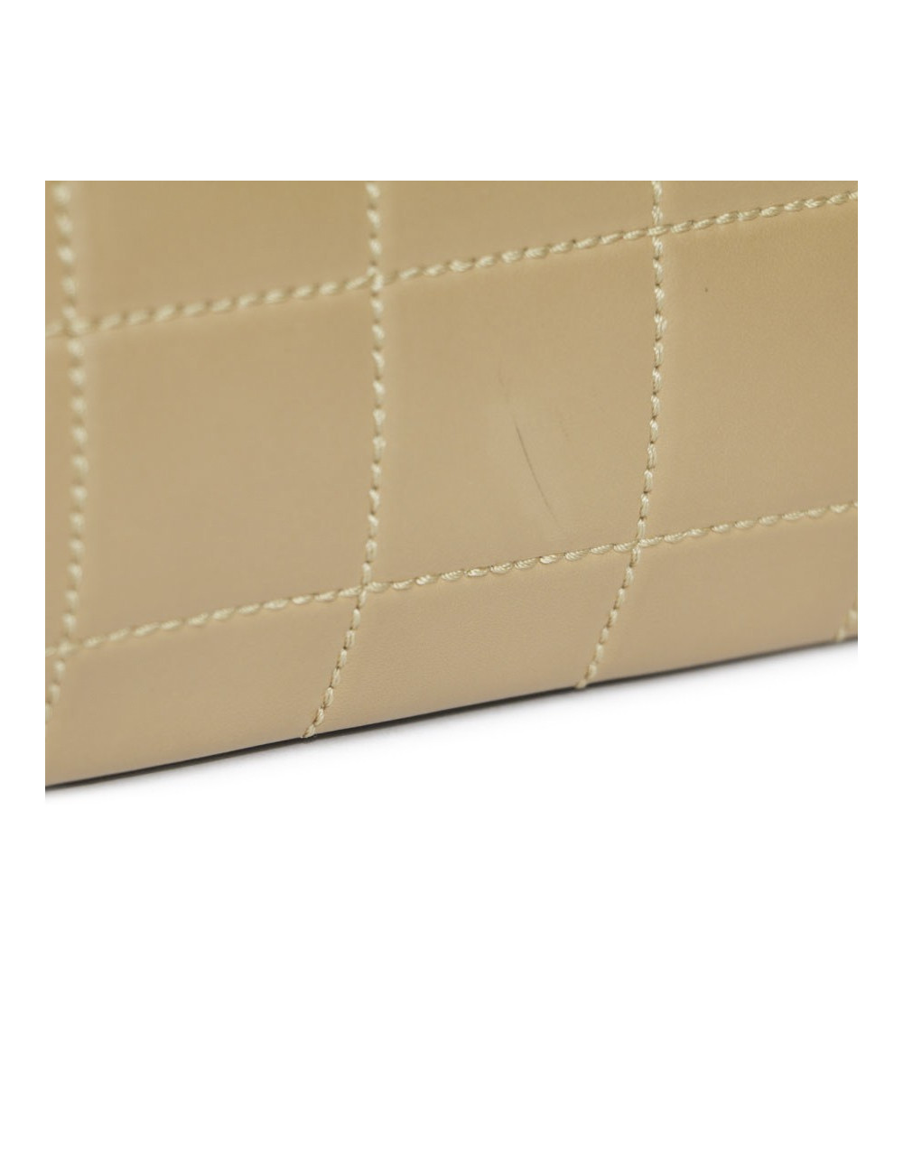 CHANEL lambskin gold bag