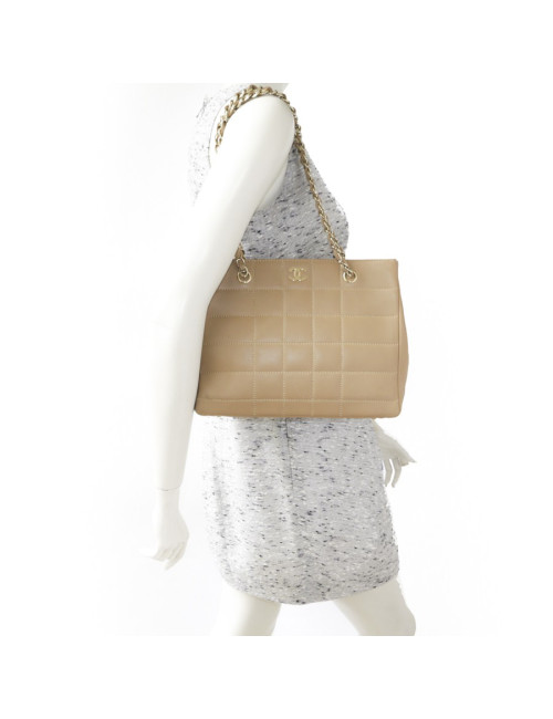 CHANEL lambskin gold bag