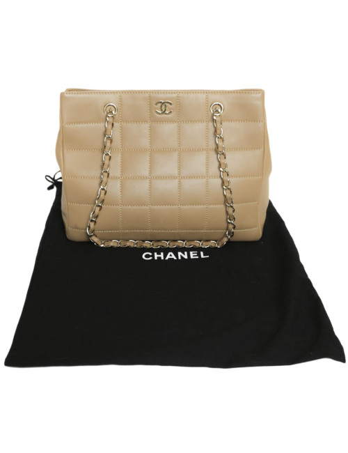 CHANEL lambskin gold bag