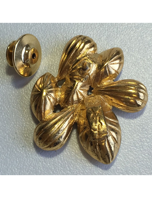 Pin’s YVES SAINT LAURENT strass bleu