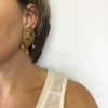 Clips d’oreilles JEAN-LOUIS SCHERRER dorés