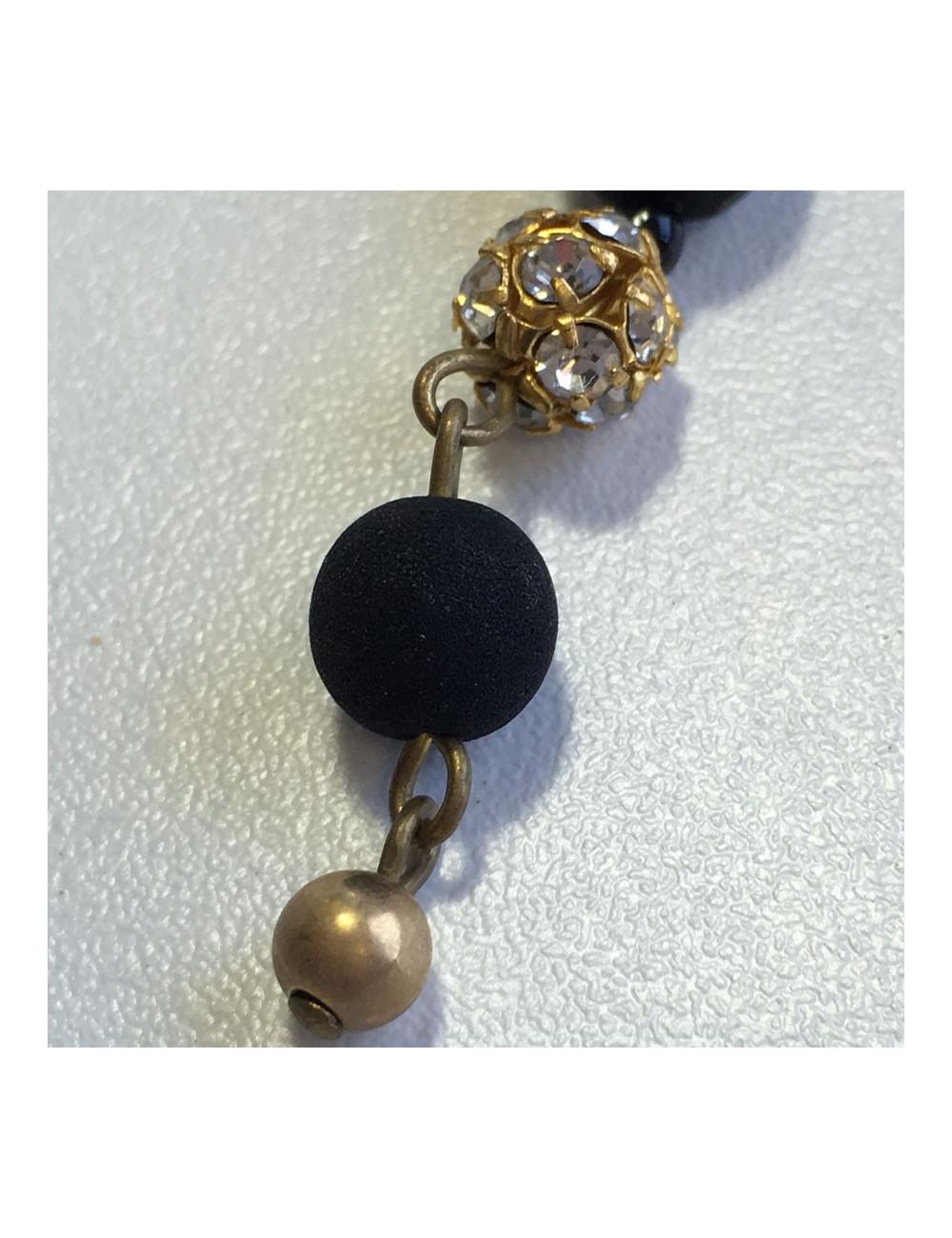 Clips of ears Jean-Louis SCHERRER black and gold earrings