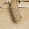 Top Backpack straps HERMES travel leather gold H