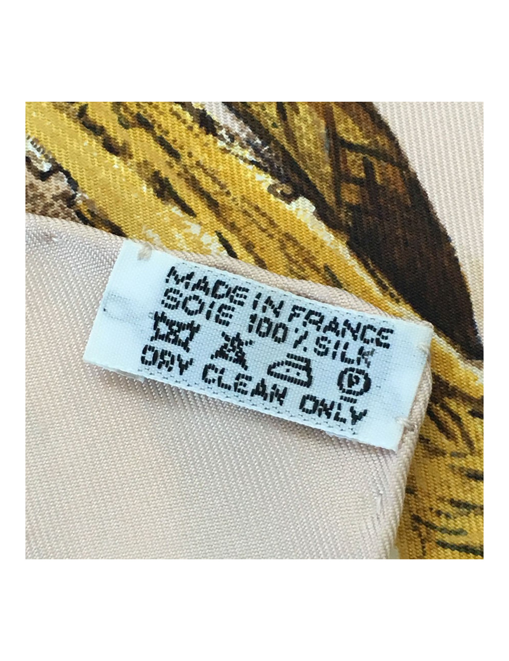 Hermès "about boots" in pale pink silk