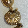 Bracelet YVES SAINT LAURENT strass et métal doré vintage