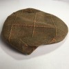 MOTSCH cap for HERMES "Edinburgh" collection in wool with khaki check pattern