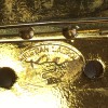 Broche CHRISTIAN LACROIX soleil en métal doré