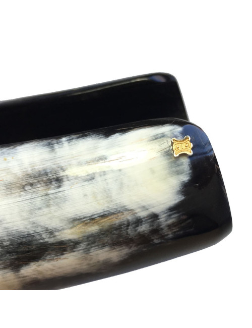 CELINE black Horn cufflinks