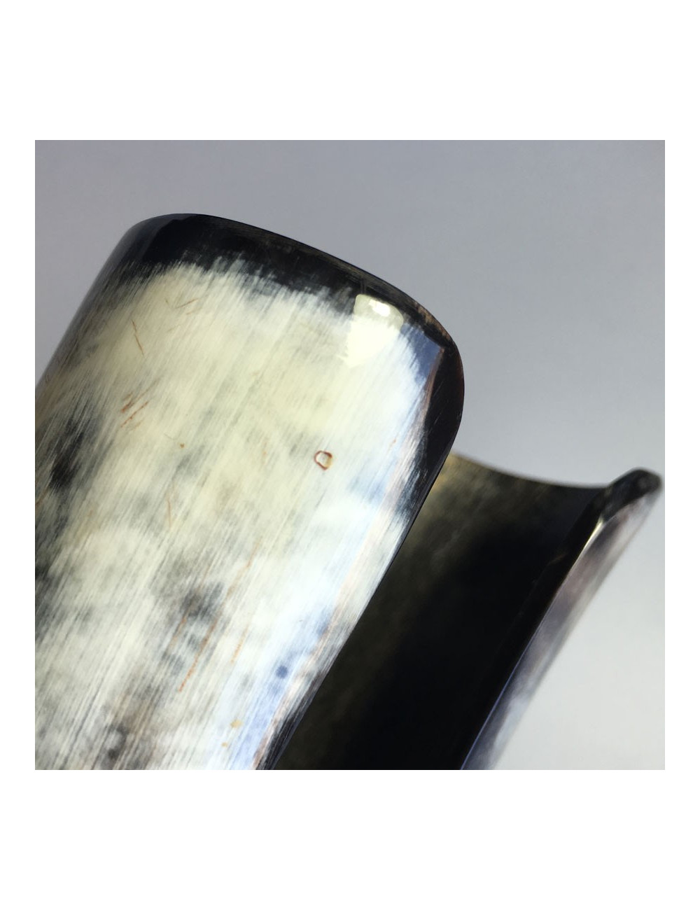 CELINE black Horn cufflinks