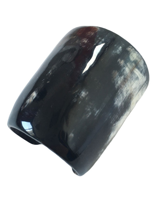 CELINE black Horn cufflinks