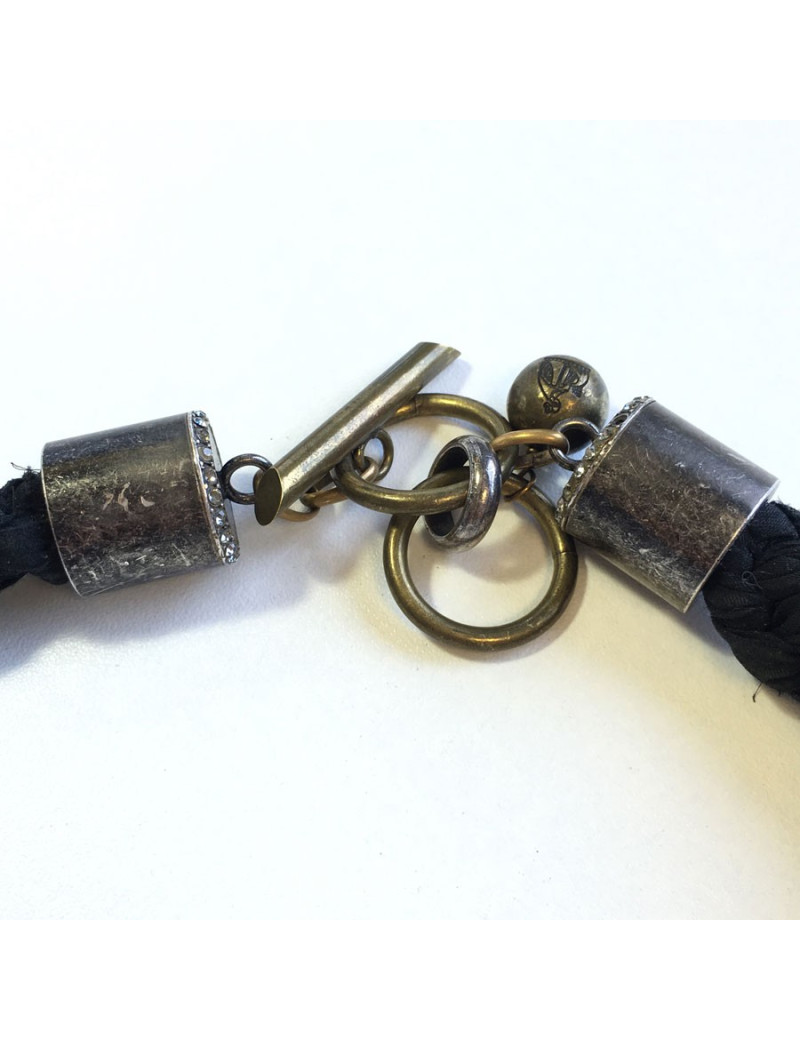 Collier LANVIN insecte en cristaux de swarovski et strass