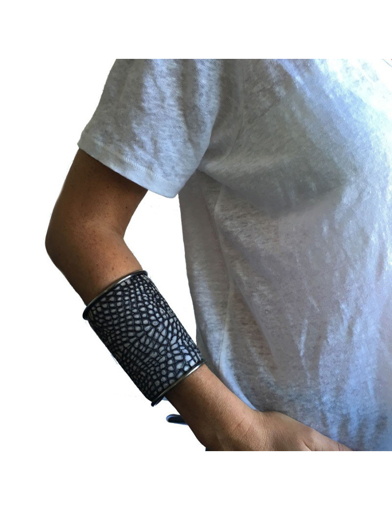 Manchette ANDREW GN autres marques en métal argenté