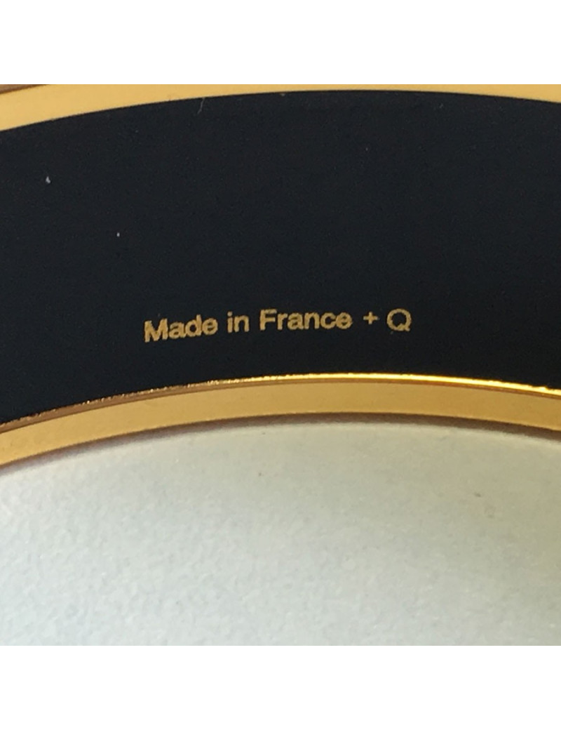 Bracelet HERMES en émail  PM