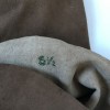 CHRISTIAN DIOR shoulder-length gloves brown suede