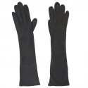 CHRISTIAN DIOR shoulder-length gloves in gray Sweden T6 3/4