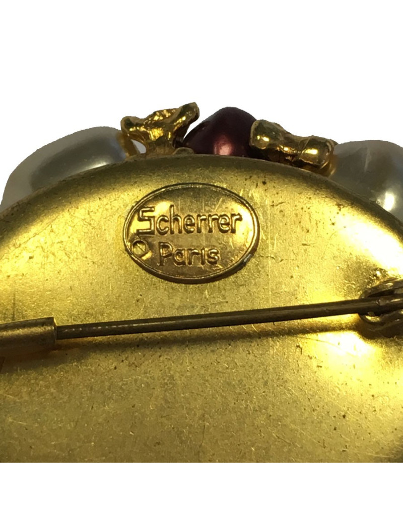 Jean-Louis SCHERRER vintage brooch