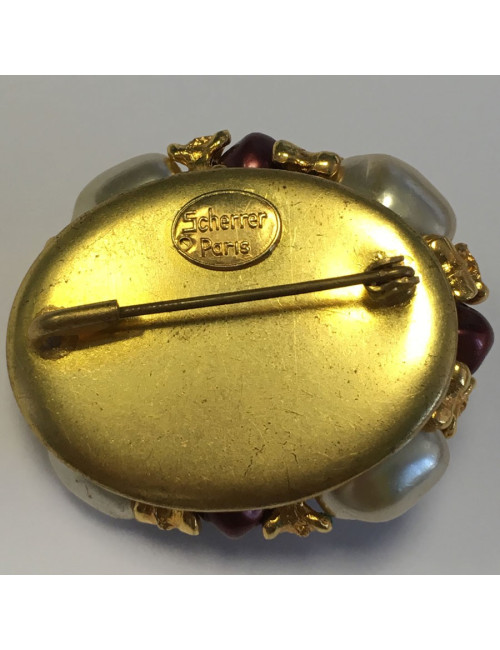 Broche JEAN-LOUIS SCHERRER vintage