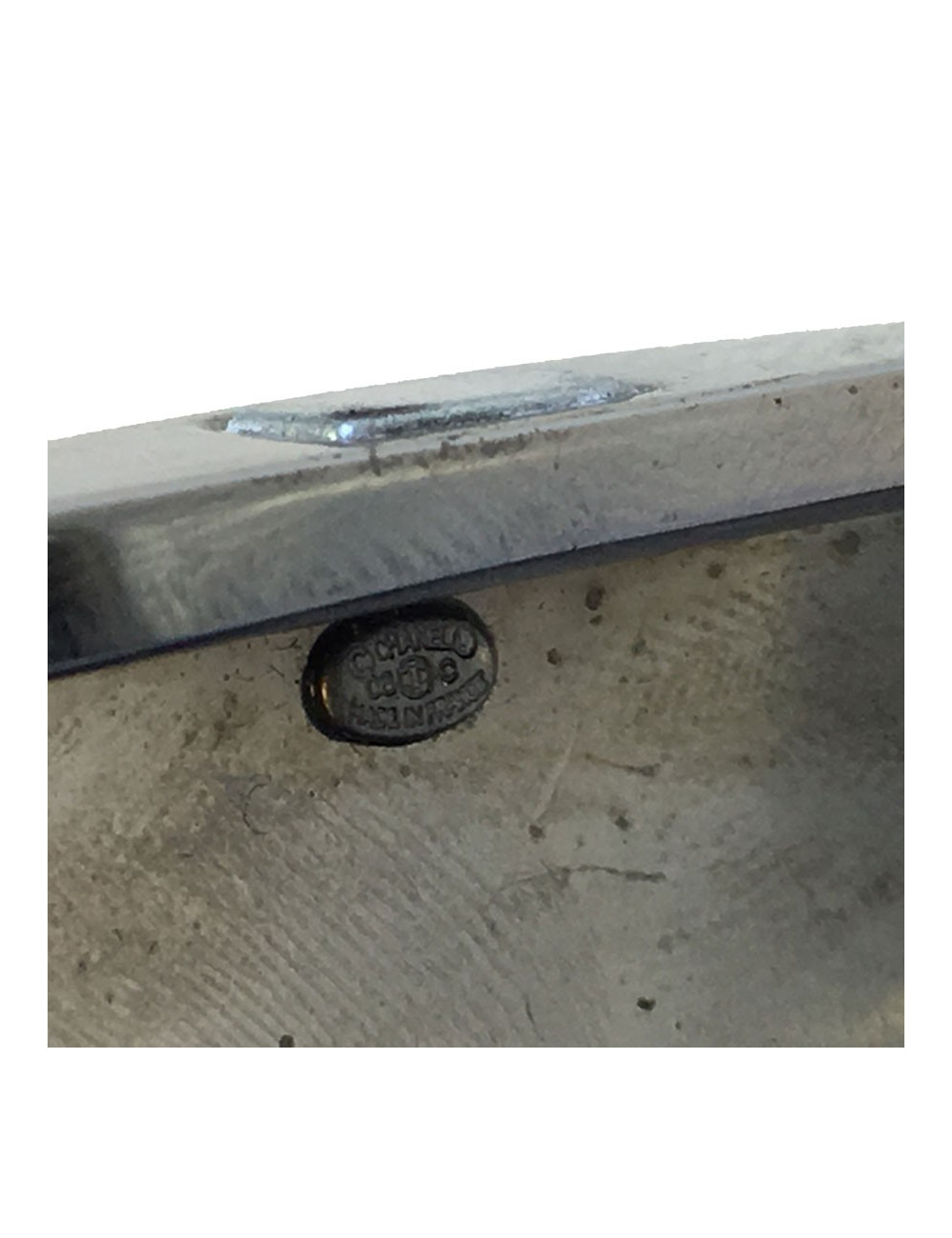 Manchette CHANEL noire couture