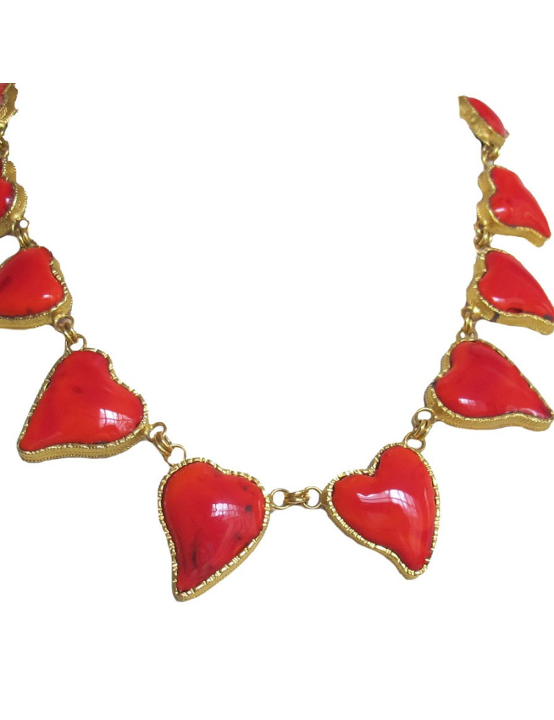 collier "HEARTS" MARGUERITE DE VALOIS