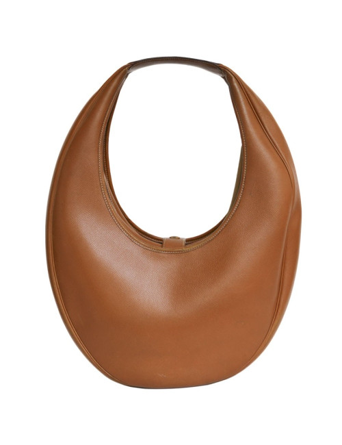 Vintage HERMES model 'Goa' bag in gold courchevel leather