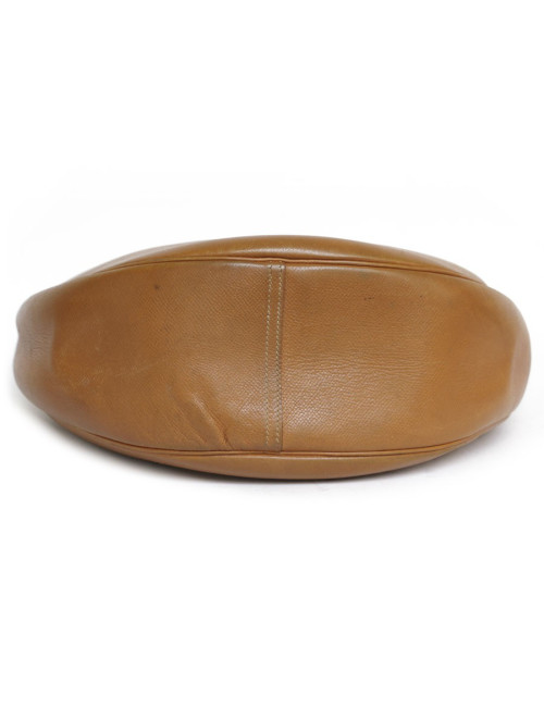 Vintage HERMES model 'Goa' bag in gold courchevel leather