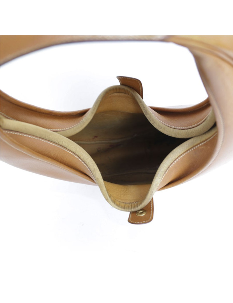 Vintage HERMES model 'Goa' bag in gold courchevel leather