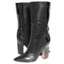 VALENTINO T 38 black leather boots