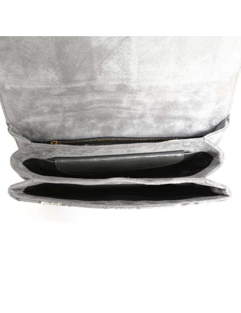 Sac PRADA cuir, crocodile et python