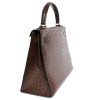 Kelly 28 HERMES sellier ostrich chocolate