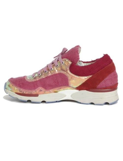 Sneakers CHANEL T41 tweed pink