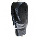 Dress EMMANUEL UNGARO black leather