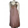 MARNI dress in beige and old Silk rose T40 it