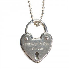 Collier TIFFANY & Co chaîne argent et cœur 