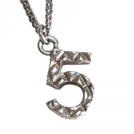 Necklace "5" CHANEL Silver (925)
