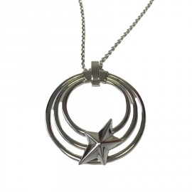 Necklace and pendant THIERRY MUGLER silver metal