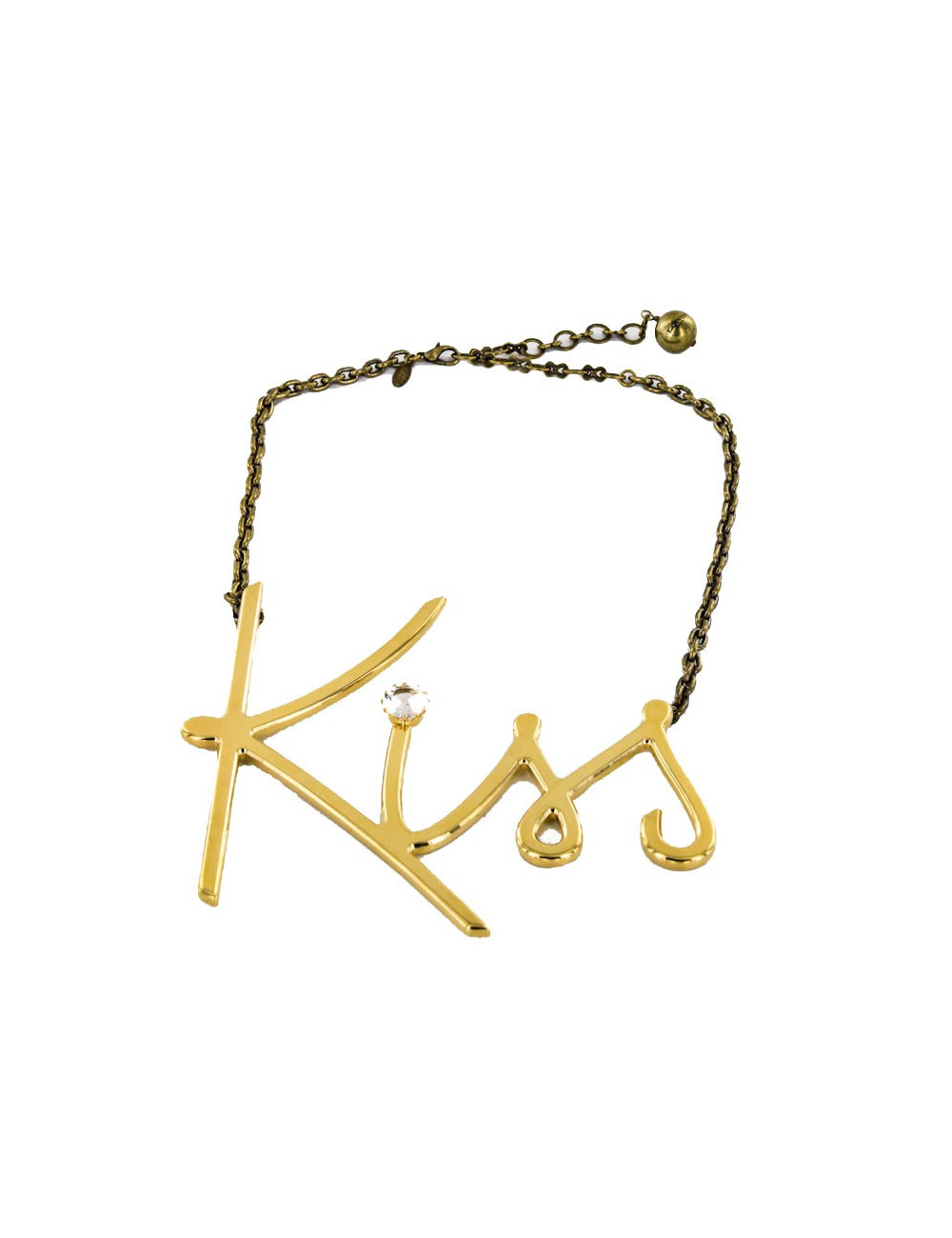 Collier "Kiss" LANVIN doré