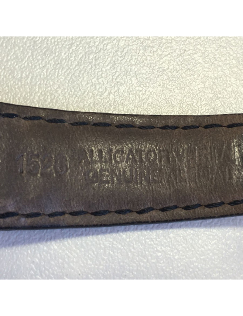 Watch FRED model 36 in steel and alligator