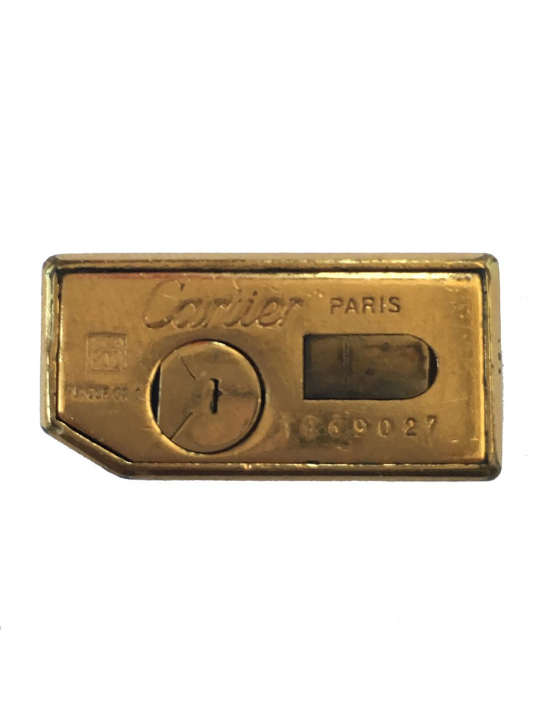 Briquet CARTIER plaqué or